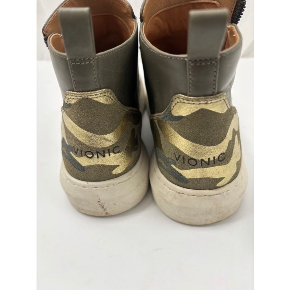 Women's Vionic Brinkley Ankle Boots Size 9 Olive Green Camo - Picture 4 of 9
